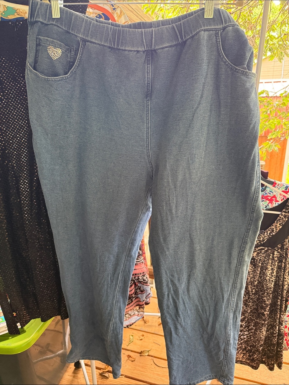 Dream Jeanne’s by Quacker Factory Women's 2X short stretch jeans